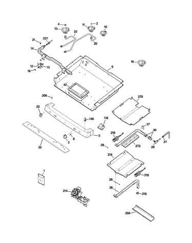 Gas & burner parts