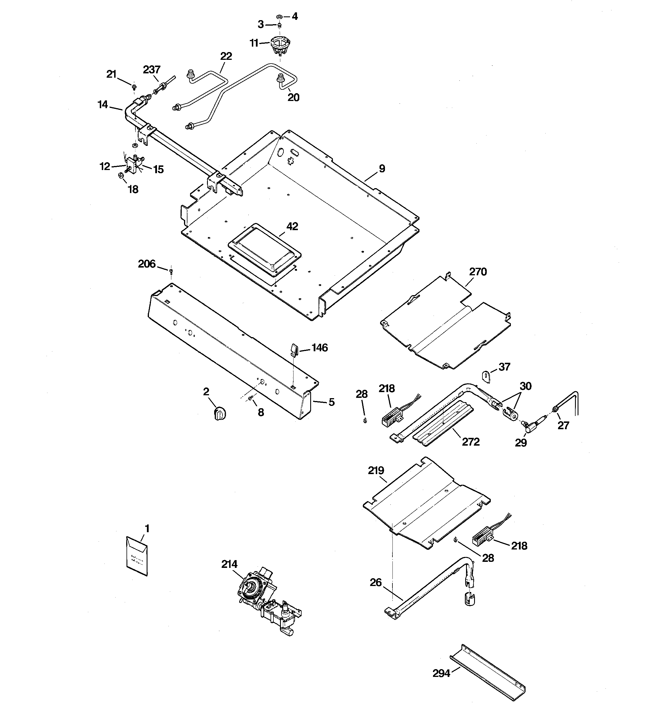 Gas & burner parts