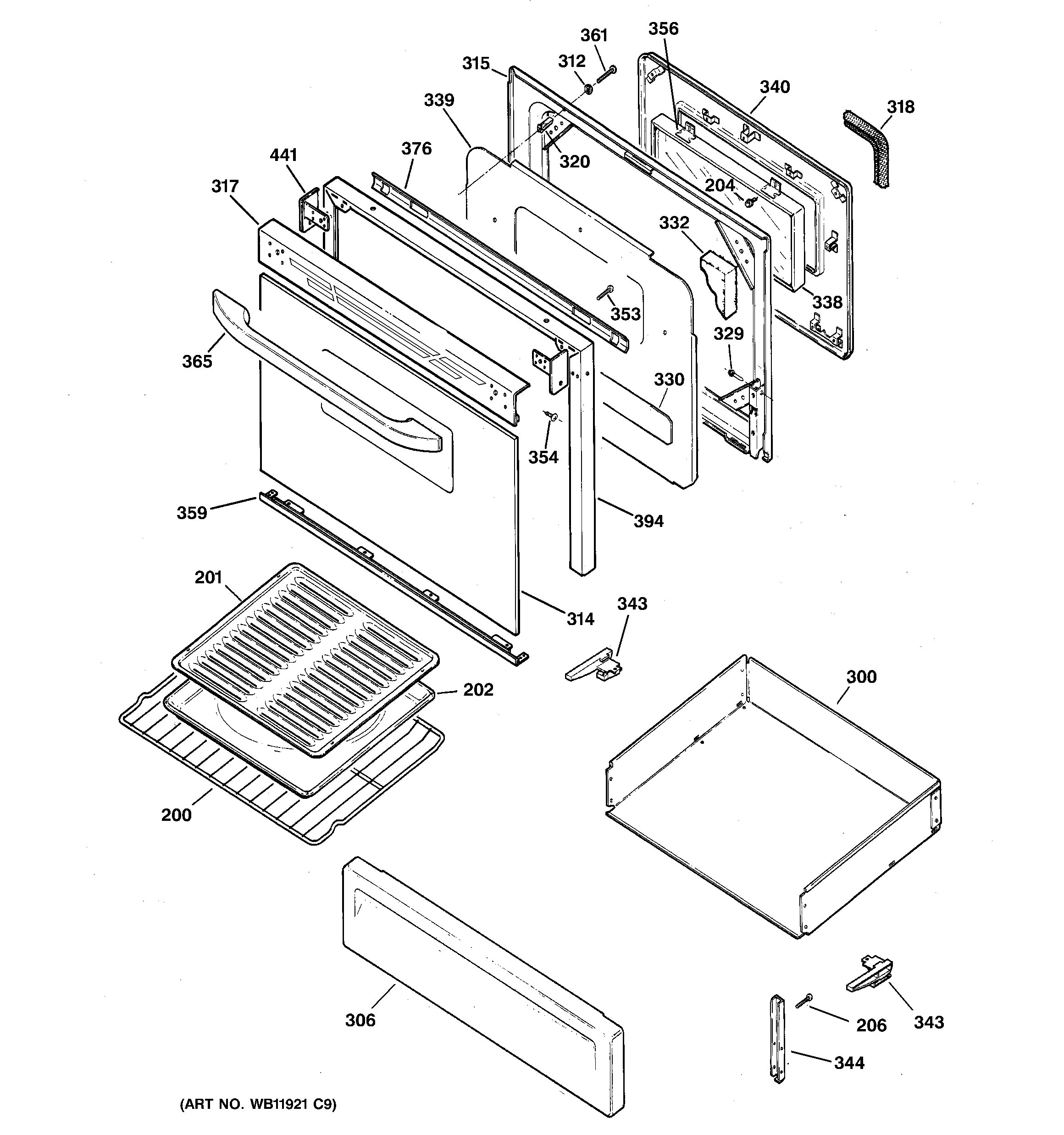 Door & drawer parts