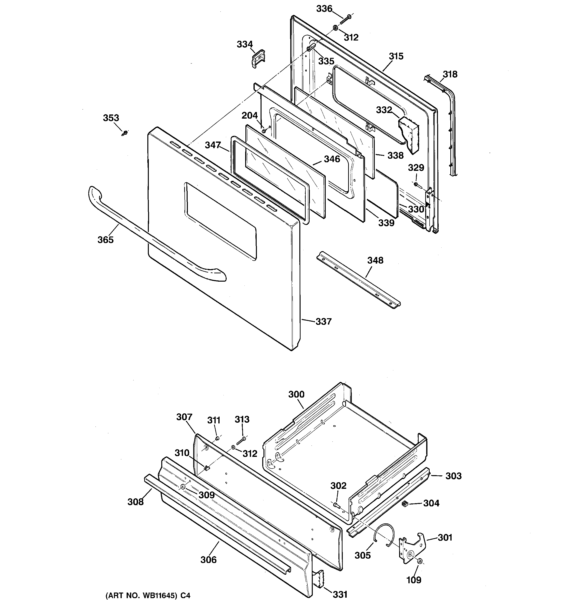 Door & drawer parts