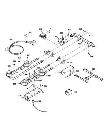 Gas & burner parts