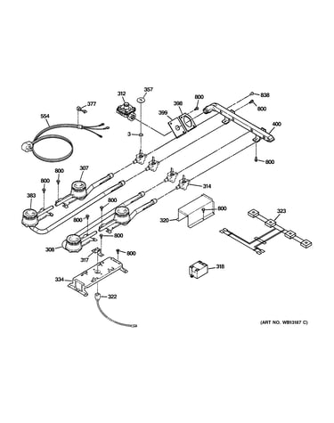 Gas & burner parts