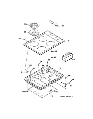 Control panel & cooktop
