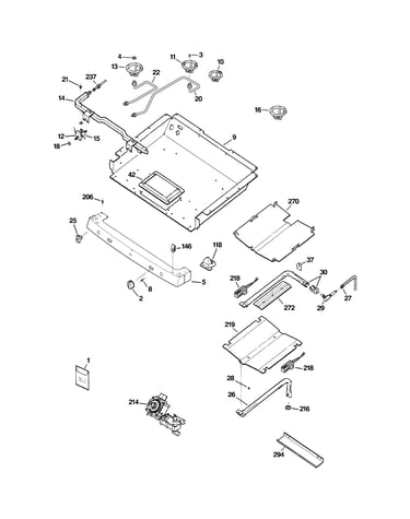 Gas & burner parts