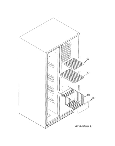 Freezer shelves