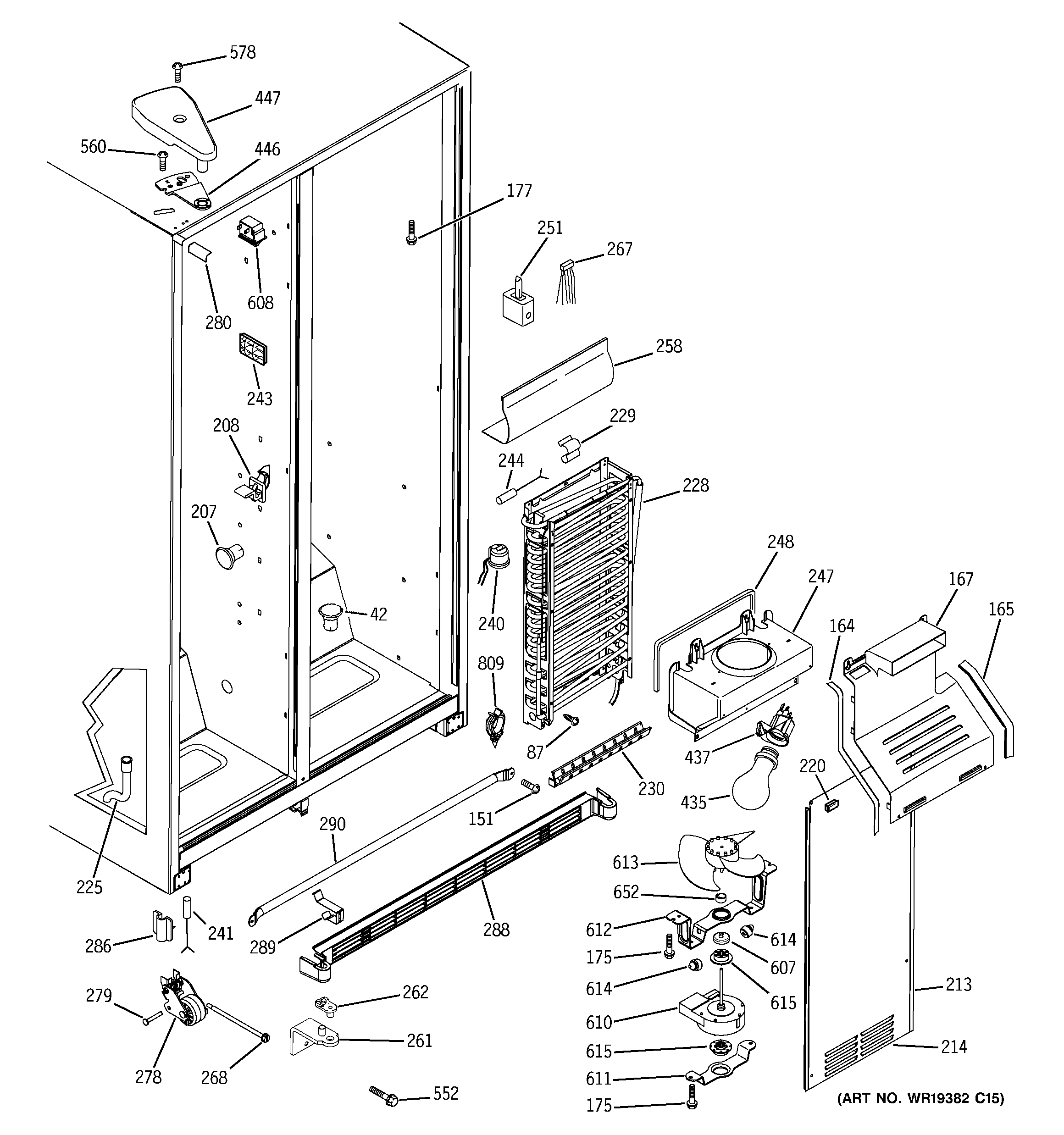 Freezer section