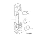 GE JES1656WH02 latch board parts diagram