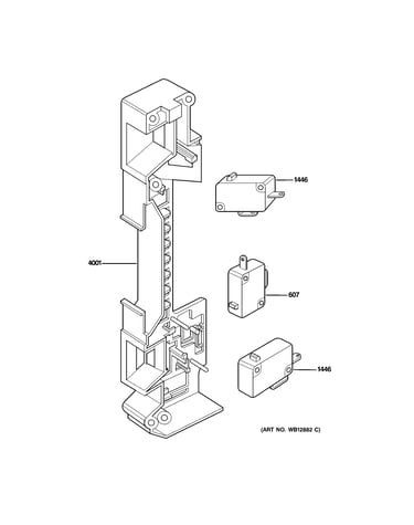 Latch board parts