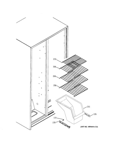 Freezer shelves