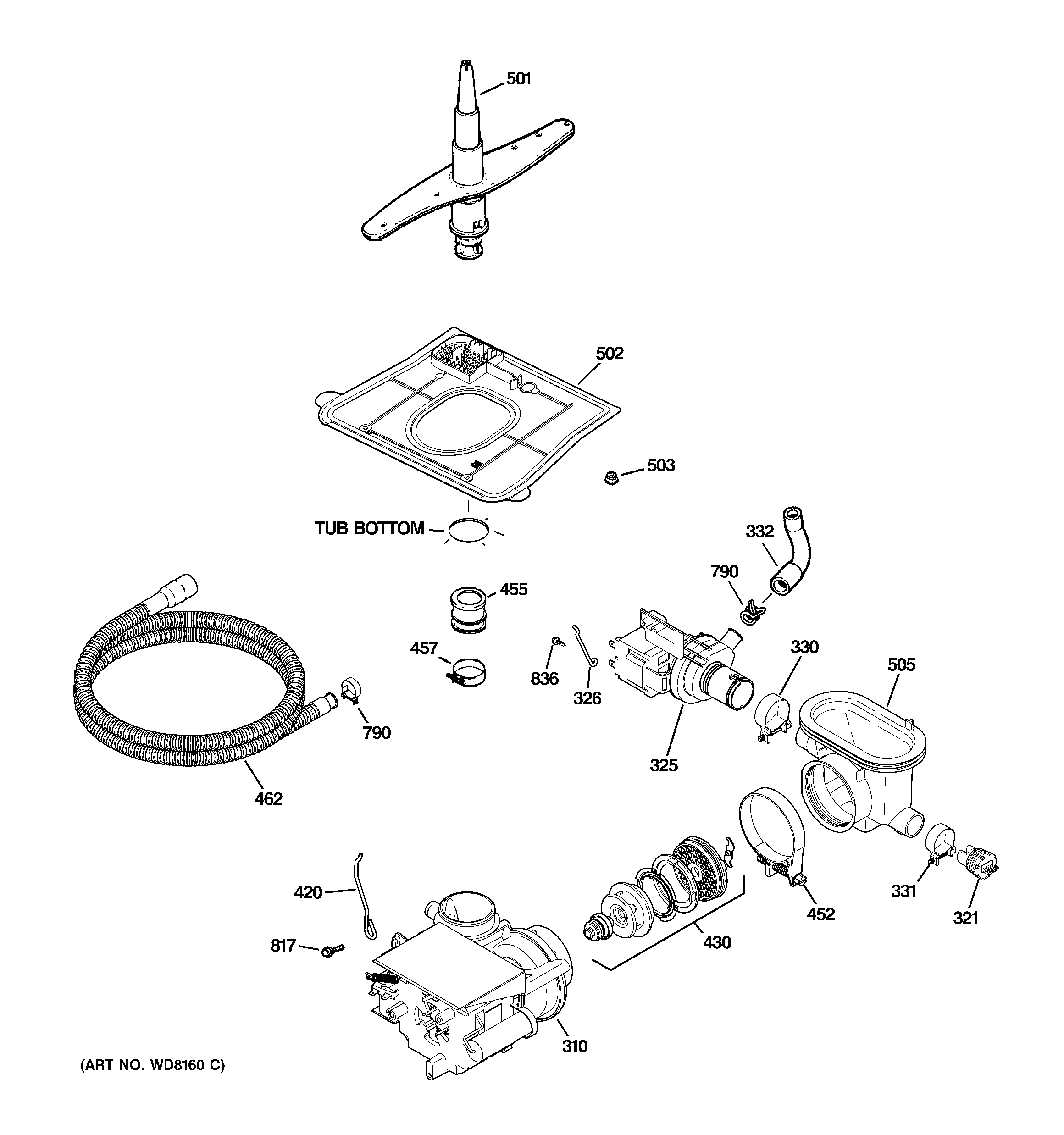 Motor-pump mechanism