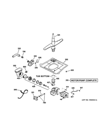 Motor-pump mechanism