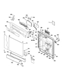 Escutcheon & door assembly