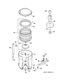 Tub, basket & agitator
