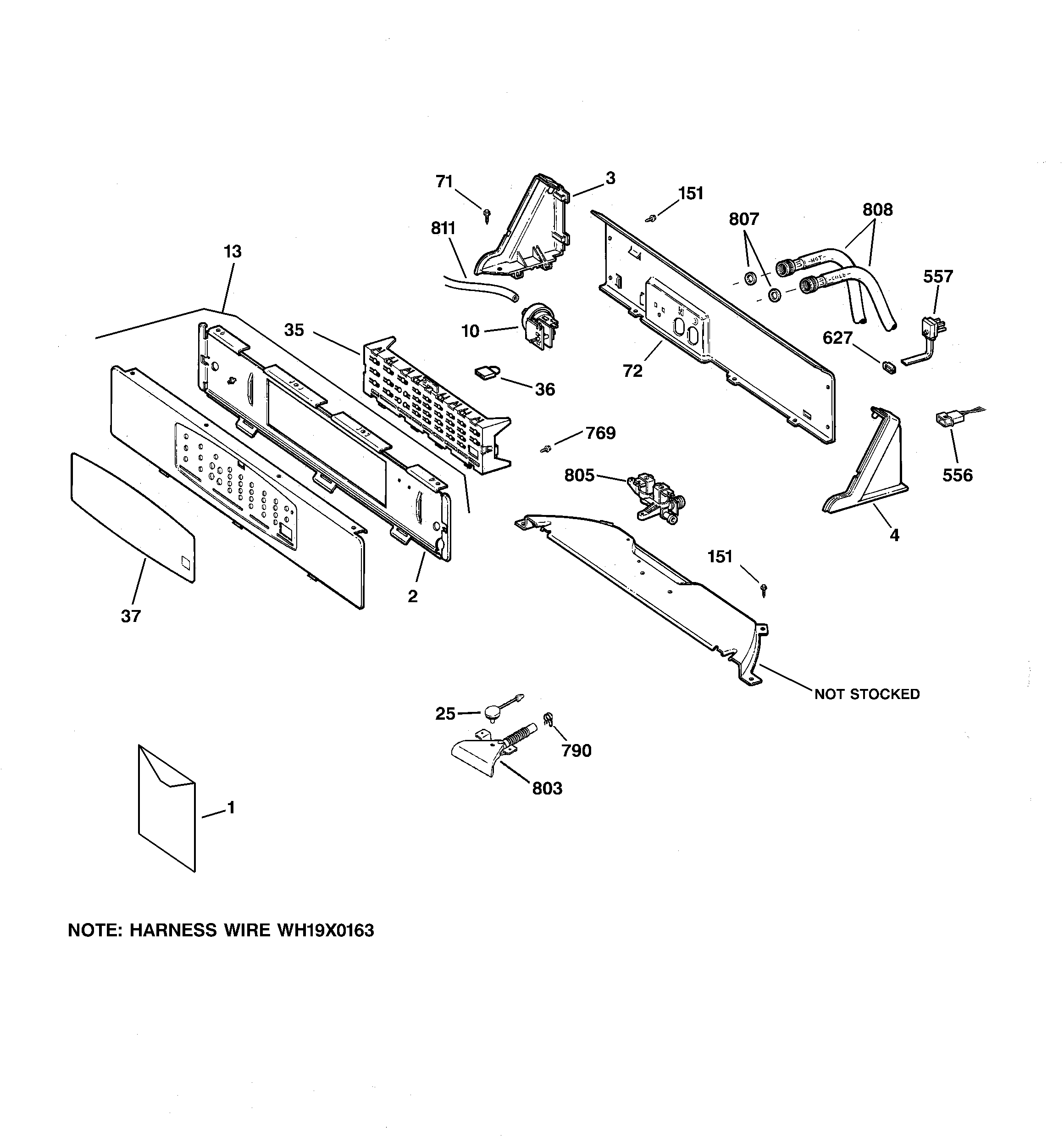 Controls & backsplash