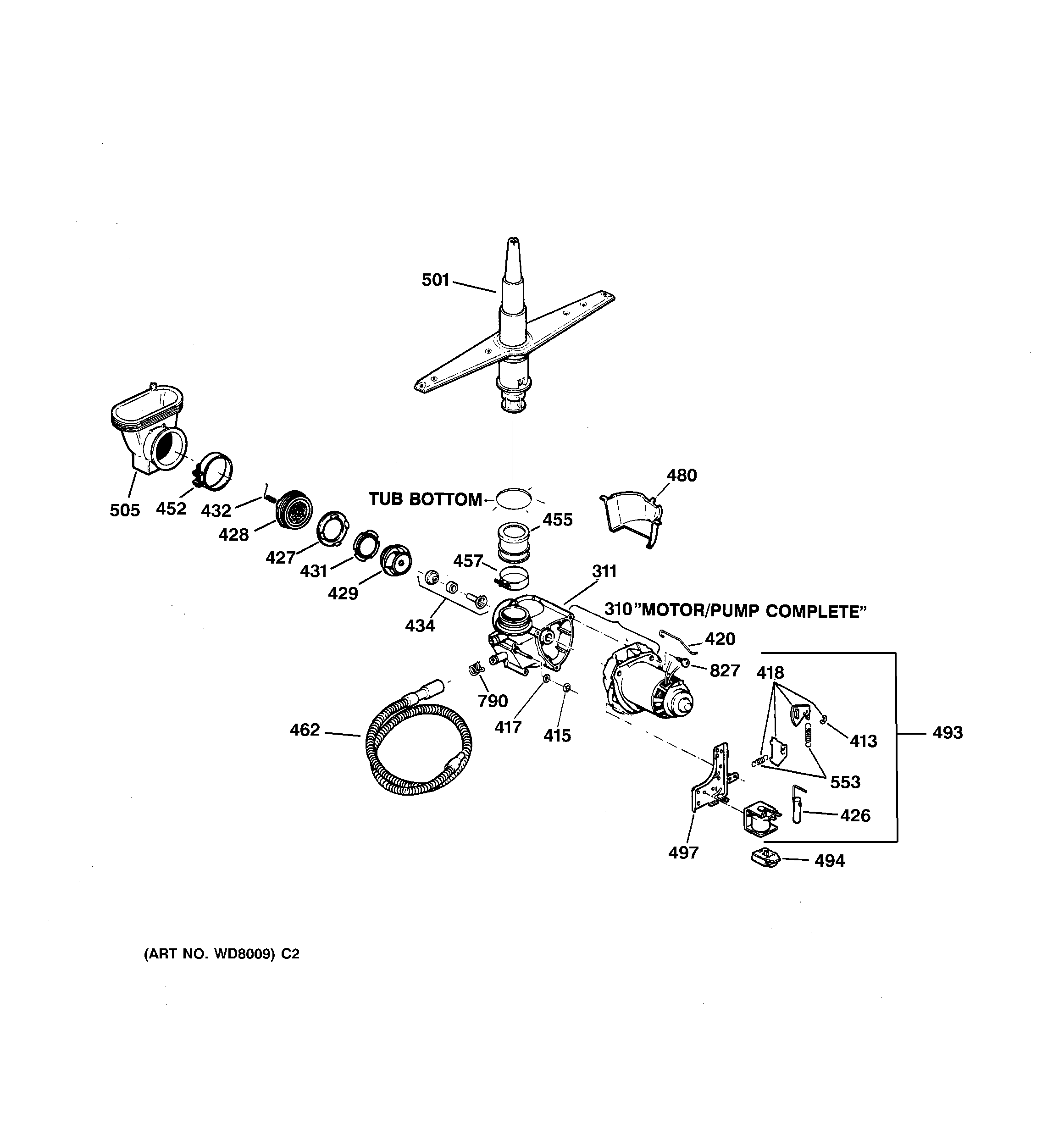 MOTOR-PUMP MECHANISM