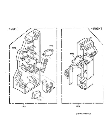Latch board parts