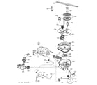 GE PDW8060G03SS sump assembly diagram