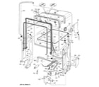 GE ZBD6400G03WW liner assembly diagram