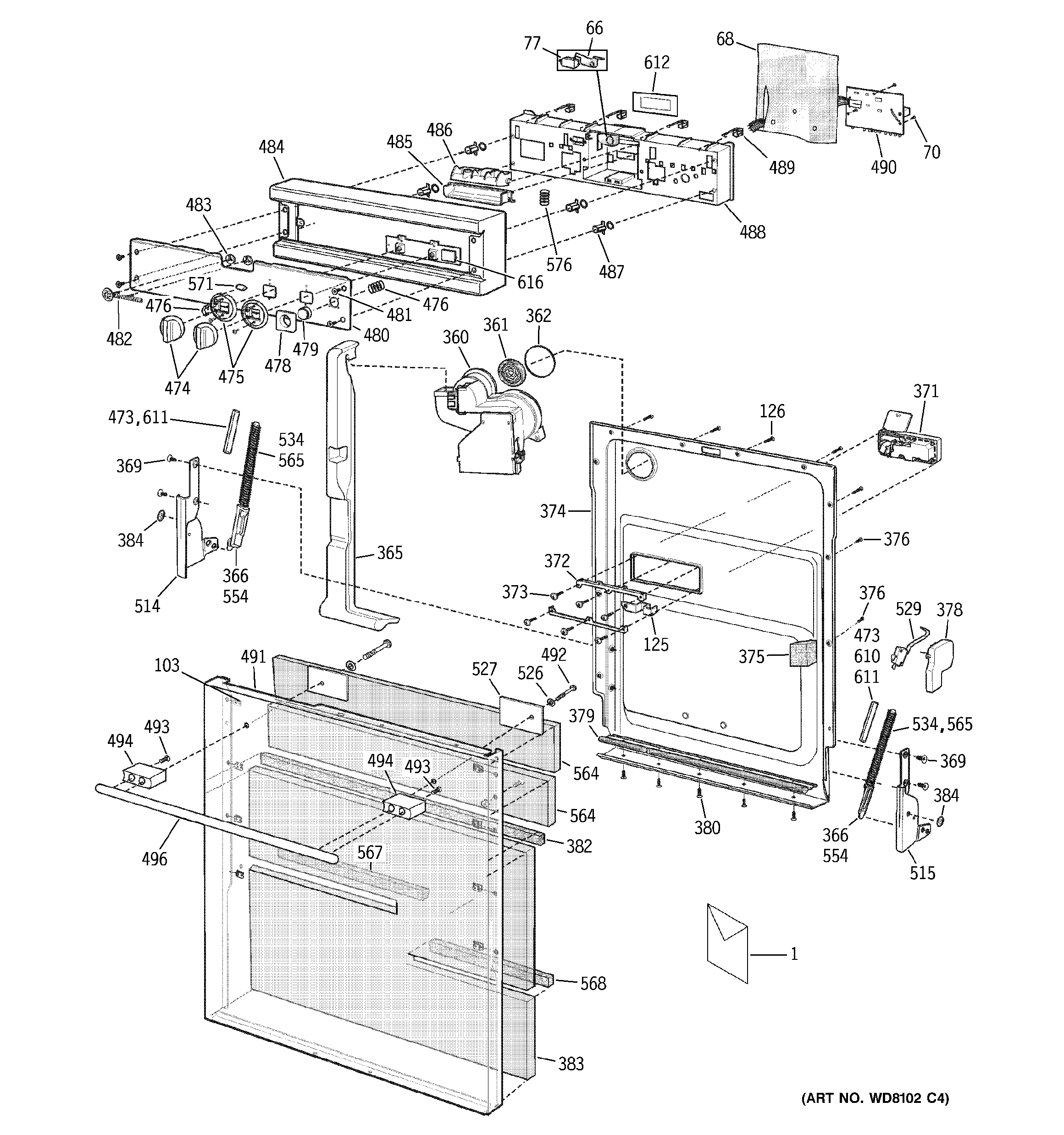 Door assembly