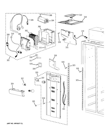 Freezer section