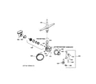 GE GSD3320C03BB motor-pump mechanism diagram