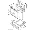 GE JGBS22BEH2CT door & drawer parts diagram