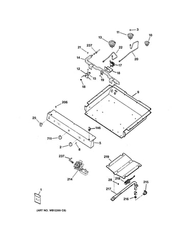 Gas & burner parts