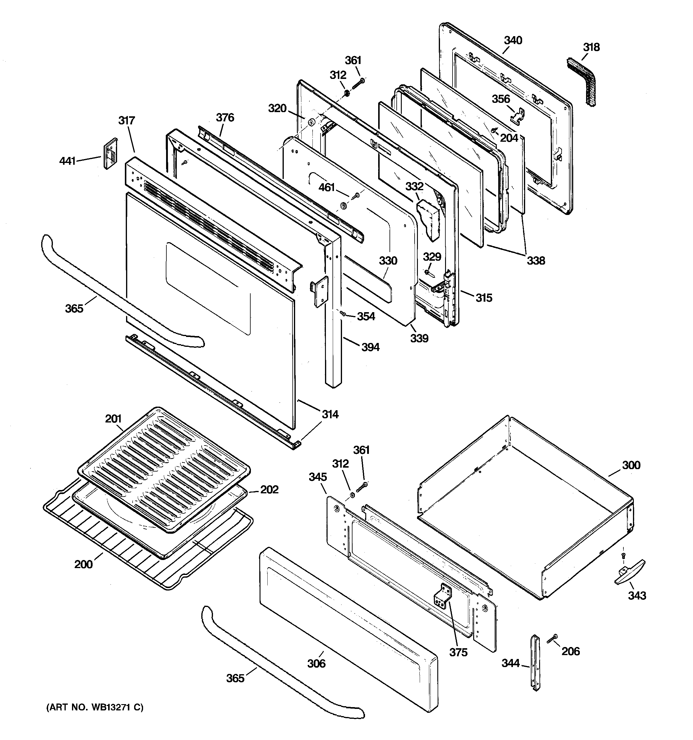 Door & drawer parts