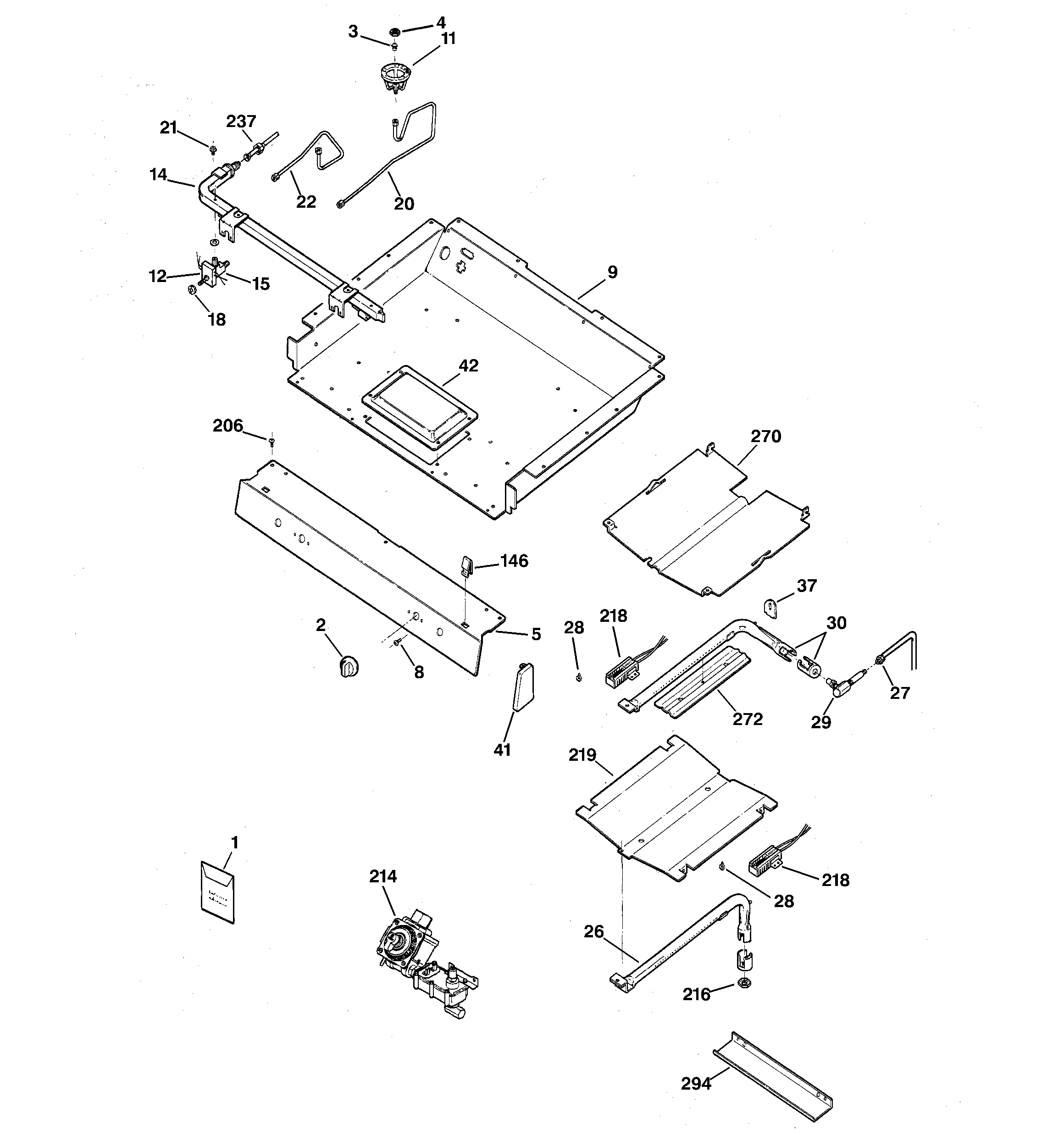 Gas & burner parts