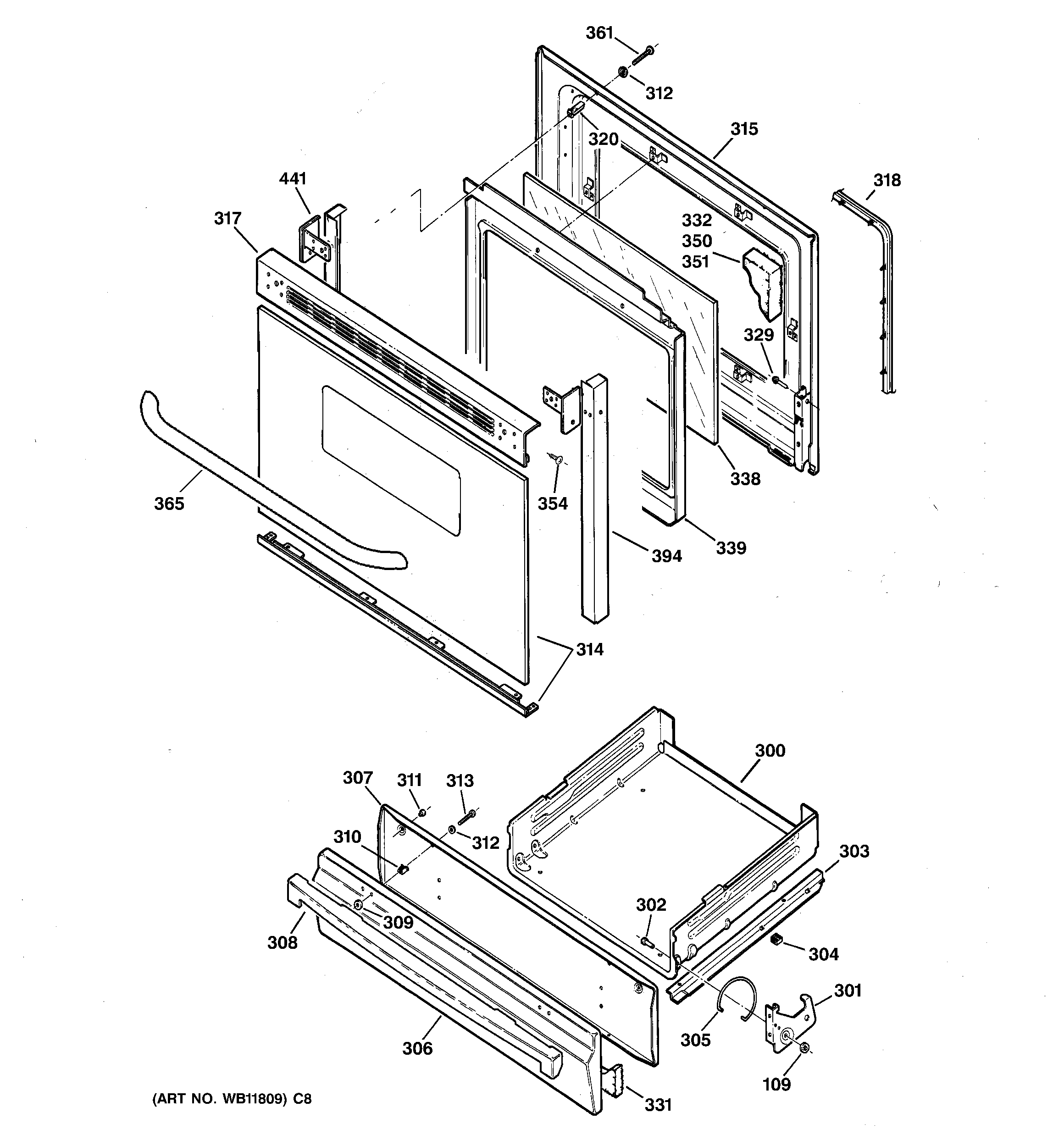 Door & drawer parts