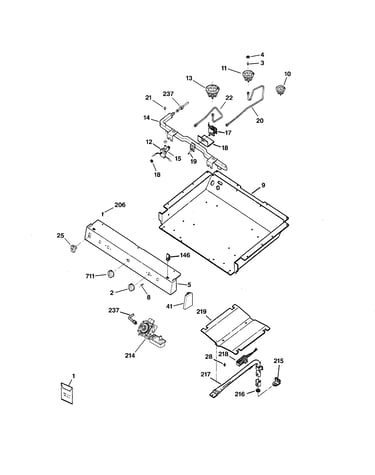 Gas & burner parts