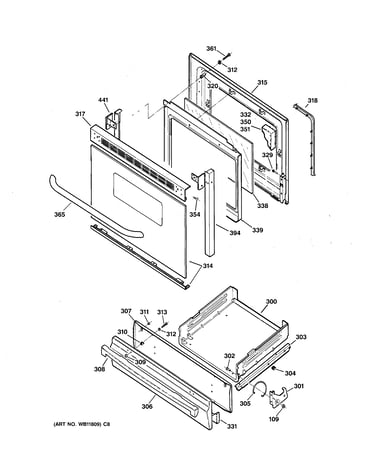 Door & drawer parts
