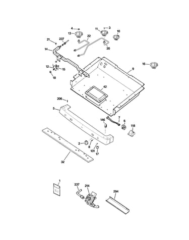 Gas & burner parts