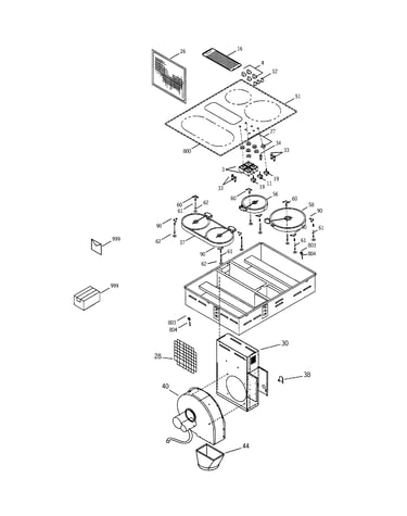 Control panel & cooktop