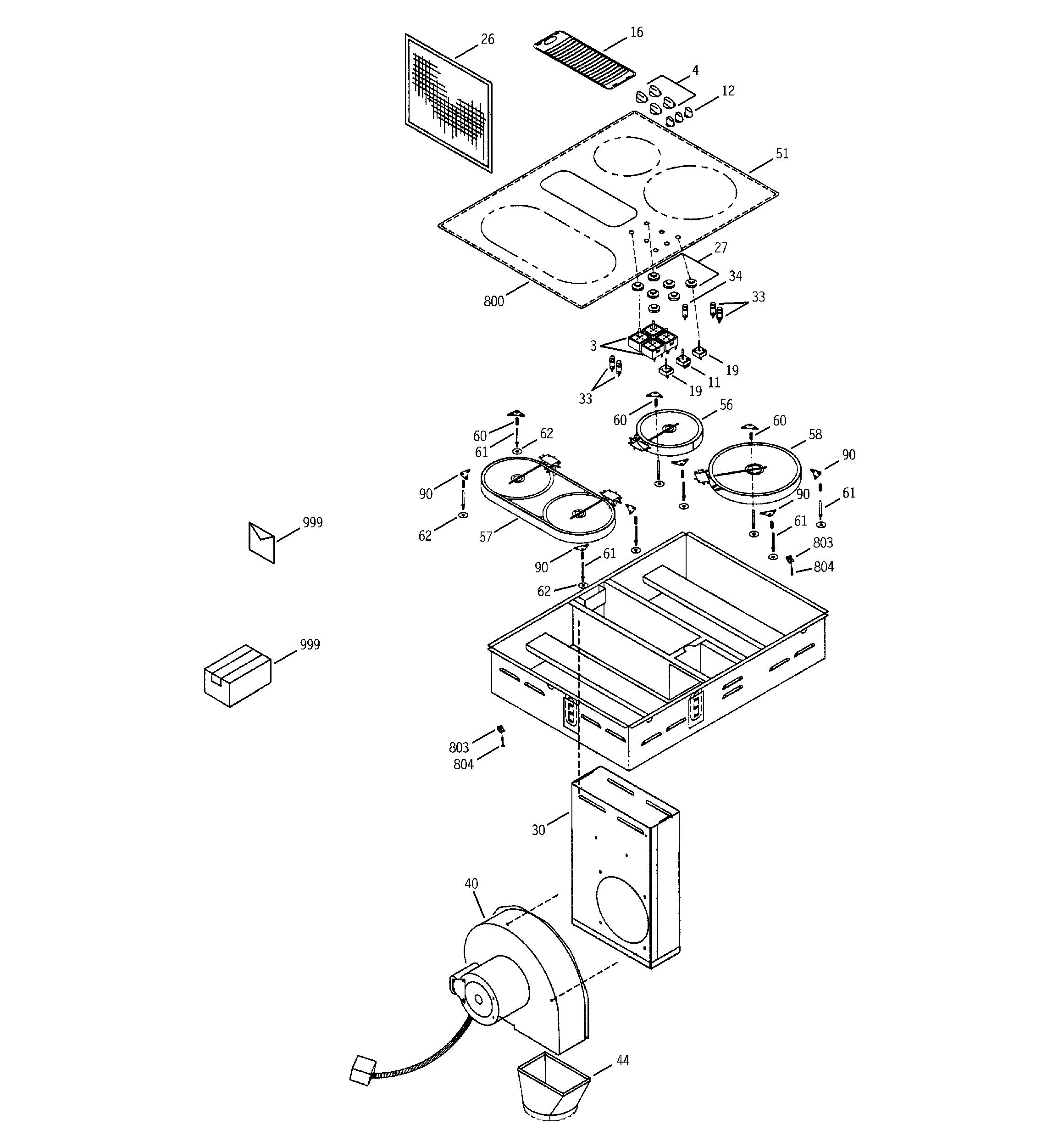 Control panel & cooktop