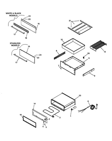 Warming drawer assembly