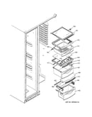 Fresh food shelves