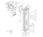 GE GSC23LSRBSS freezer door diagram