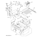 GE MIG23MIMHFBB ice maker & dispenser diagram