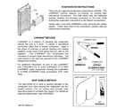 GE PSW23PSRASS evaporator instructions diagram