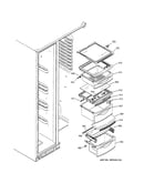 Fresh food shelves