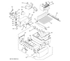 GE PCG23YEMHFBB ice maker & dispenser diagram