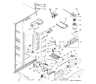 GE PWT26SGPBKSS fresh food section diagram