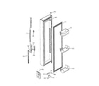 GE GSS25YBSAWW freezer door diagram