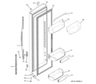 GE GSS25YBSAWW fresh food door diagram