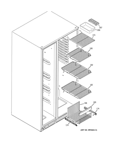 Freezer shelves