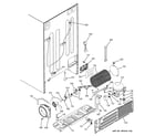 GE GSS25YBSAWW sealed system & mother board diagram