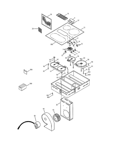 Control panel & cooktop