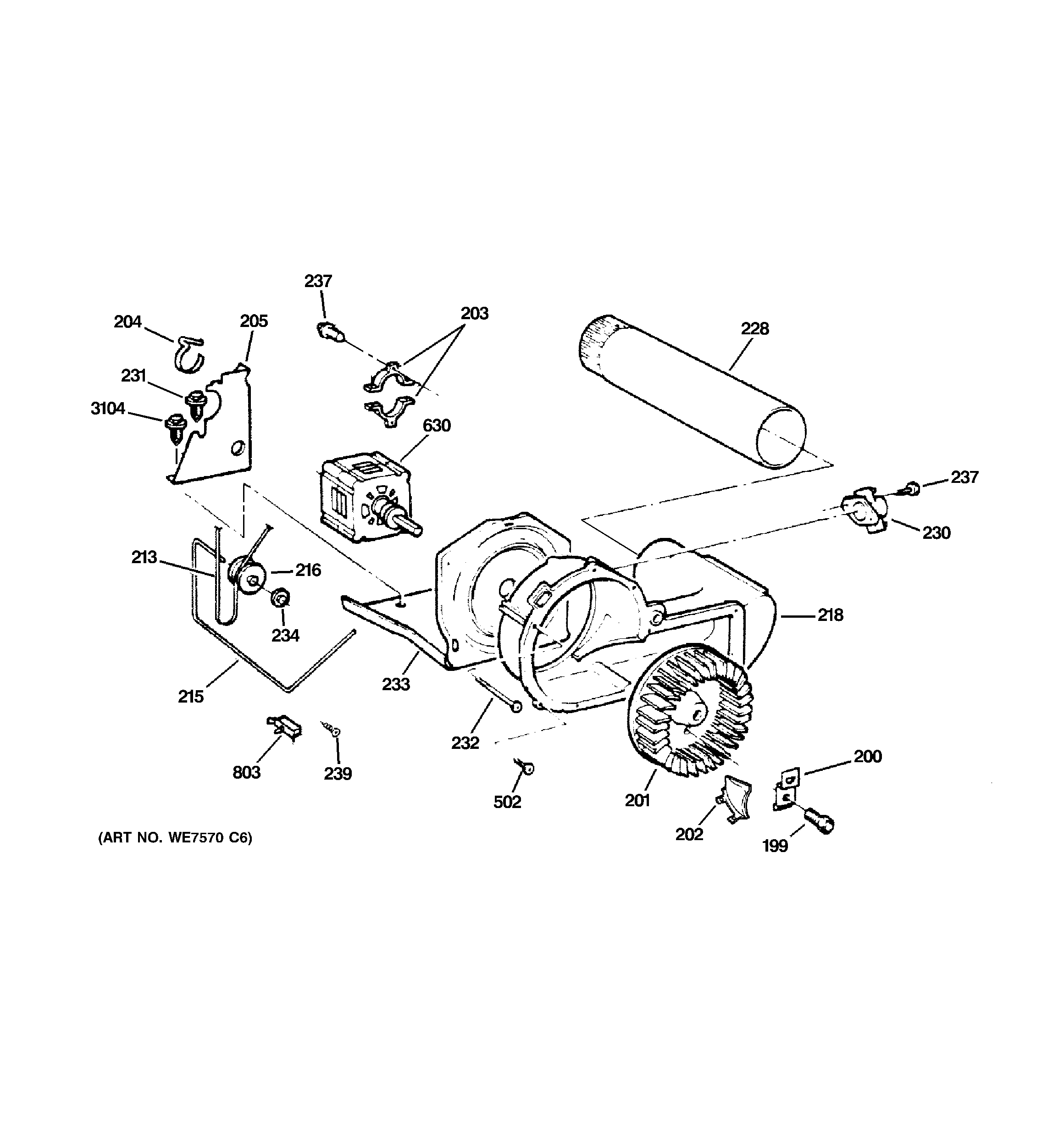 Blower & drive assembly