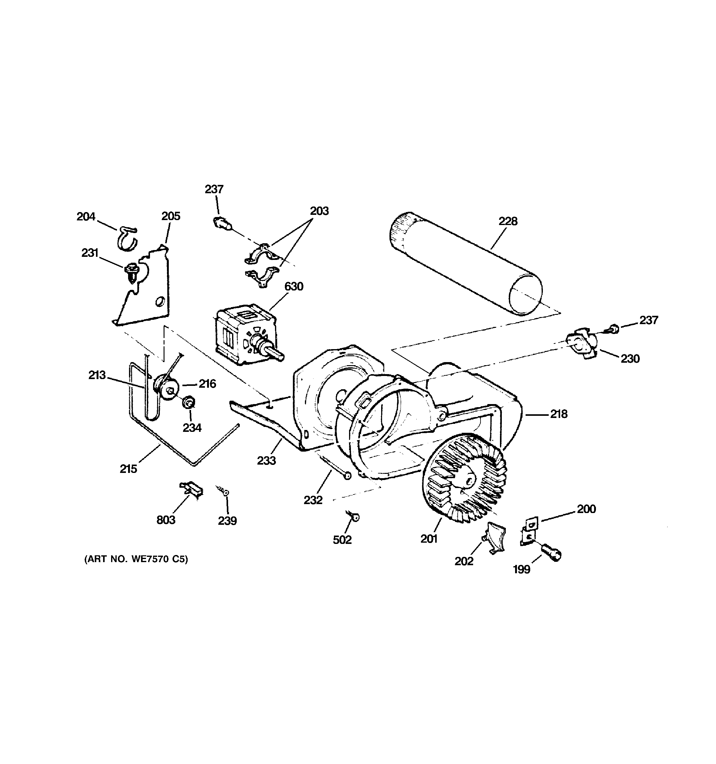 Blower & drive assembly